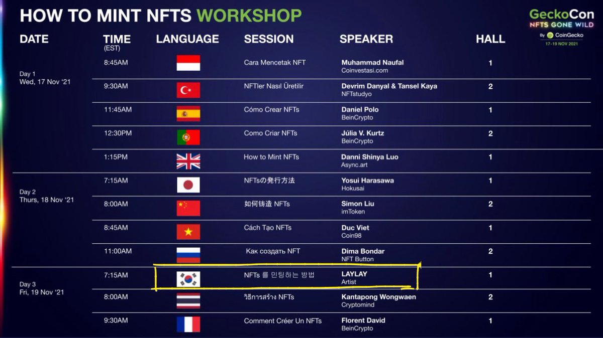 MINORHEROES's tweet photo. LAYLAY, the creator of Minor Heroes, will participate in the GeckoCon🦎, a huge galobal event!

 "How to Mint NFTs?"
 I will show you soon. 🙏🏻💛
 @coingecko @klaytn_official  @KlipDrops @Krafter_space https://t.co/ekKlm14sSD