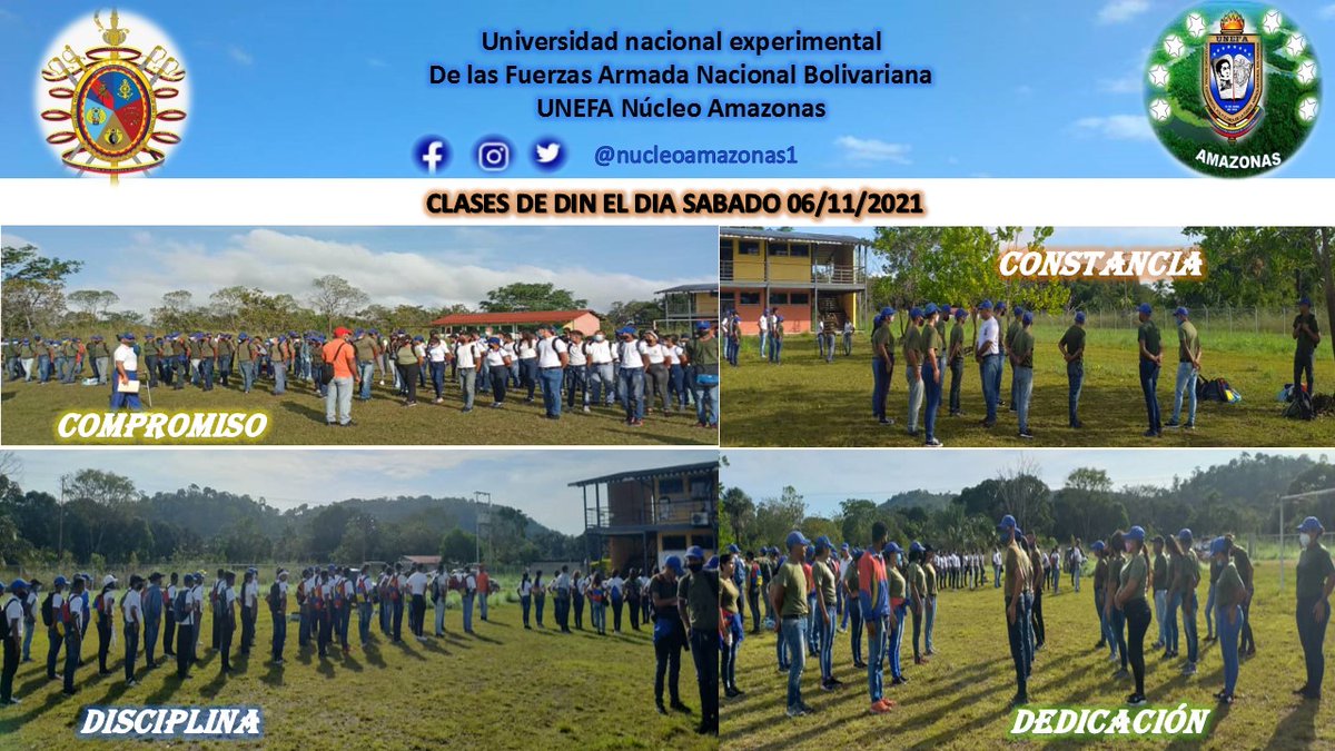 AmazonasNucleo1's tweet photo. UNEFA Núcleo Amazonas, continúa con sus clases presenciales tomando en cuenta las medidas de Bioseguridad. Exelencia Educativa Abierta al Pueblo.    @Unefa_Ven @Unefa_Ve  @angiolillofp   @NelsonT16249597 https://t.co/6MiUyZ8EQT