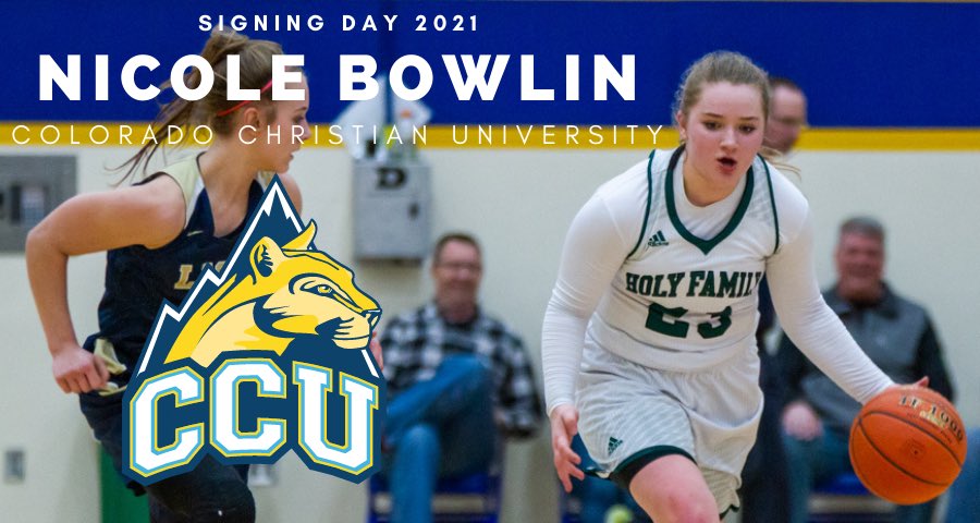 Holy Family Catholic High School (@holyfamilyfire) on Twitter photo Congratulations to Nicole Bowlin of <a href="/HolyFamilyGBB/">Holy Family Girls Hoops</a> who will be signing her NLI today to continue her basketball career <a href="/ccu_wbb/">CCU Womens Basketball</a>! #gofire Congratulations to Nicole Bowlin of <a href="/HolyFamilyGBB/">Holy Family Girls Hoops</a> who will be signing her NLI today to continue her basketball career <a href="/ccu_wbb/">CCU Womens Basketball</a>! #gofire