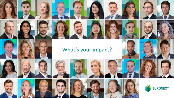 euronext's tweet photo. Today, we discussed our strategy plan #GrowthforImpact 2024 in our All-Staff Town Hall. Setting out a shared vision &amp; ambition to build the leading market infrastructure in Europe, we want our teams to make an impact on the lives of our customers, shareholders, and stakeholders. https://t.co/FsARZBqWT5