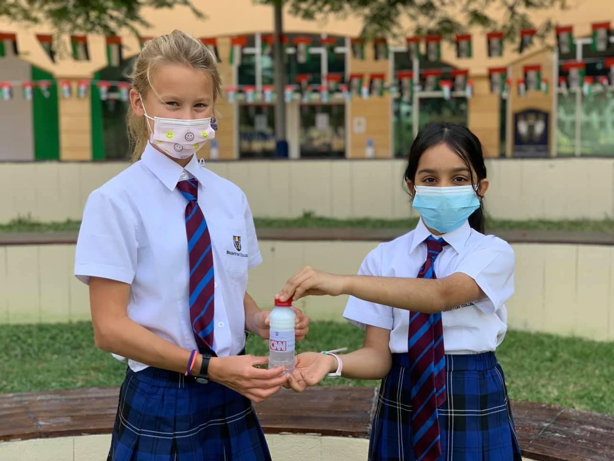 BCAbuDhabi's tweet photo. Prep School pupils were excited to recycle and reuse plastic bottles to store homemade laundry detergent as part of @CNN’s #CallToEarth Day!
#BrightonCollegeAD #BCADSustainability #BCADPrep https://t.co/LHBiH2ulgp