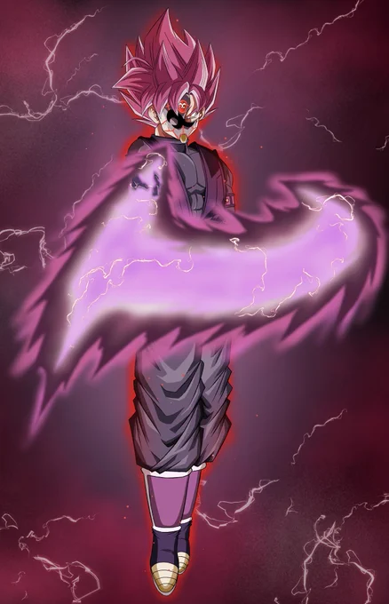 怒りをパワーに変える
#ドラゴンボールヒーローズ
#紅き仮面のサイヤ人  #イラスト 