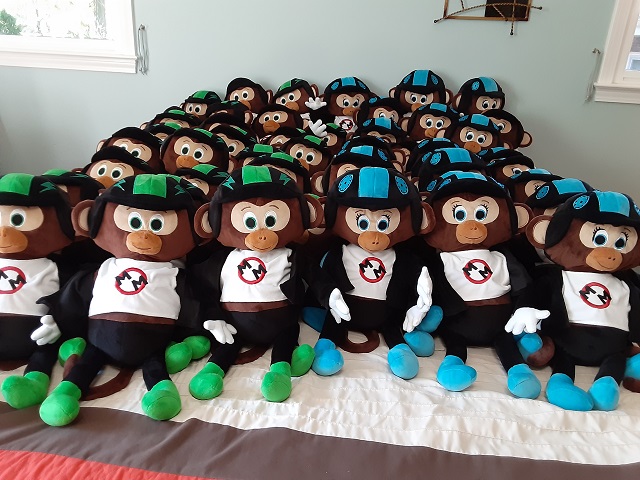 MimiandMoto's tweet photo. Our Mimi and Moto Snuggle Monkeys are NOW AVAILABLE!  Each snuggle monkey is 20 inches tall so there is a lot of #monkey to cuddle with and hold. BUY HERE: https://t.co/Ka6CkU79Cp

#stuffedanimal #plushie #snugglemonkey #motorcycle #motorcycles #monkeys #momswhoride #dadswhoride https://t.co/f8W6ol8Vrk