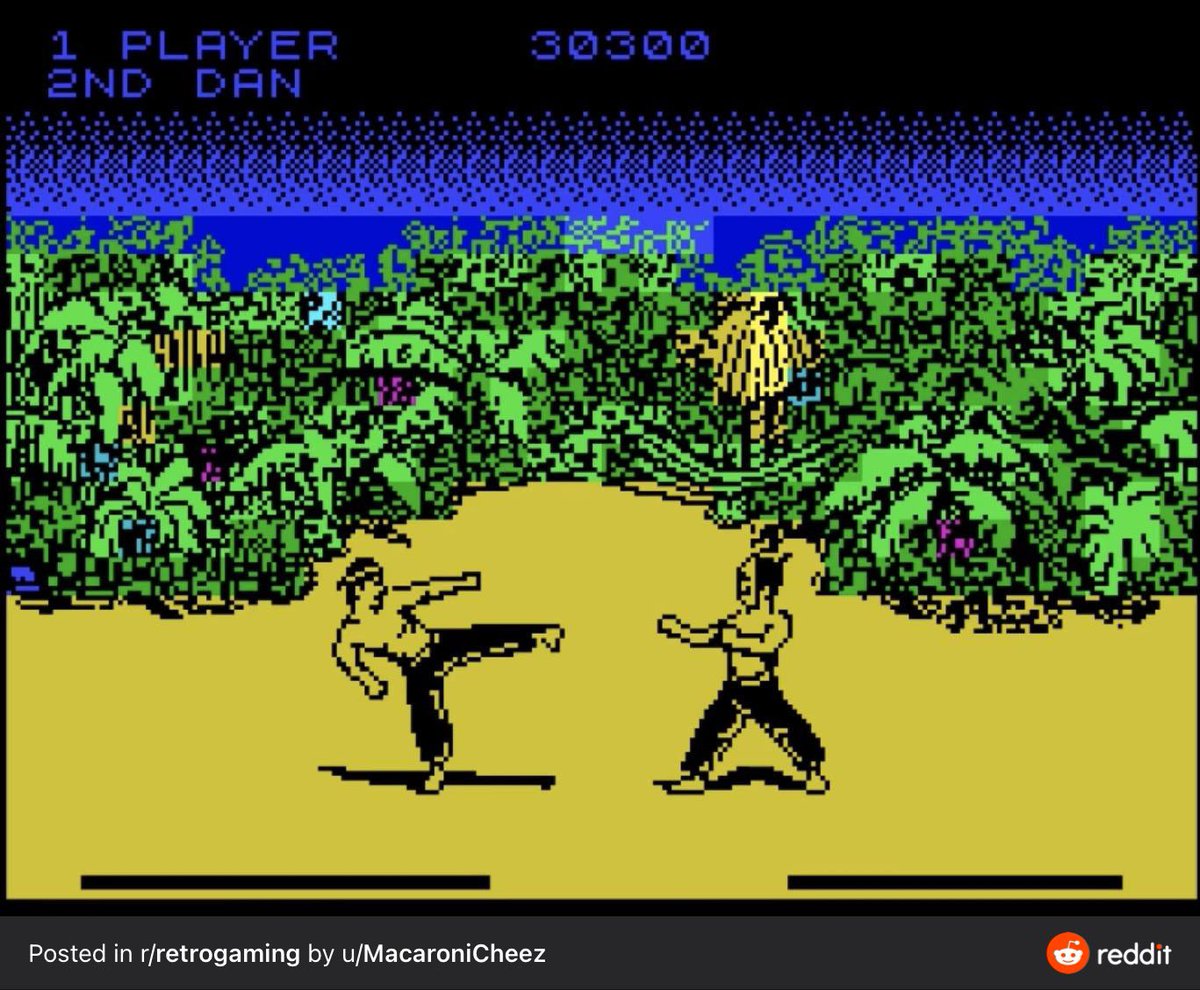ClassicReplay's tweet image. Can you see spot the naked woman 🤫 #ZXSpectrum #Wayoftheexplodingfist #Fist2 #RETROGAMING #retrogames