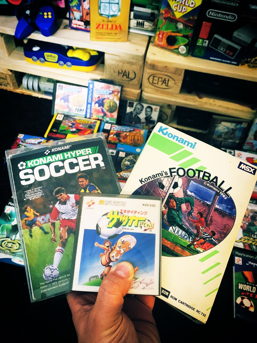 BABAxKARTAL's tweet photo. Where it all began…Konami Soccer Games @Konami @KONAMI_DE @konamieu @KonamiUK @we_konami #konami #konamihypersoccer #hypersoccer #ExcitingSoccer #konamicup #konamisfootball #konamissoccer #iss #pes #we #nintendo #nes #msx #nfds #famicom #babakartal #efootball #sega #playstation https://t.co/cKzeIfJqlH