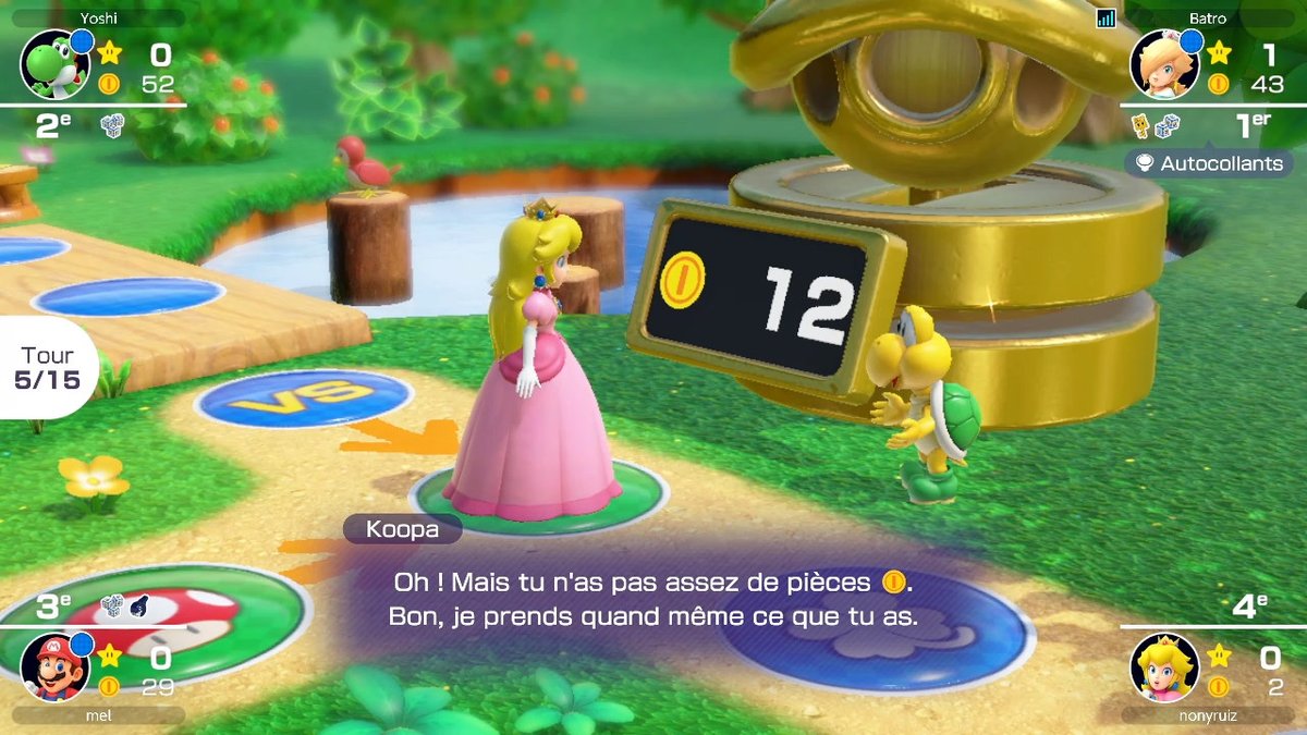 BatroBonnefoy's tweet image. Les gens : "Les jeux vidéo c'est pas réaliste !"
Les banques dans Mario Party :