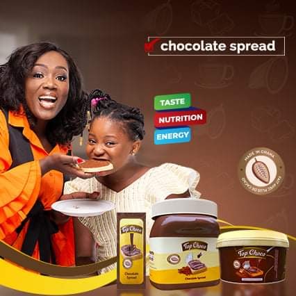 topchocogh's tweet photo. Top Choco Chocolate Spread - a healthy source of vitality and energy for the whole family.

#Topchoco #topchocospreadtheenergy #topchocospreadthelove #cocoa #madeinghana #spreadtheenergy @TopChocoUg @iamtimakumkum @nakeeyat https://t.co/FcbUj7lPgg