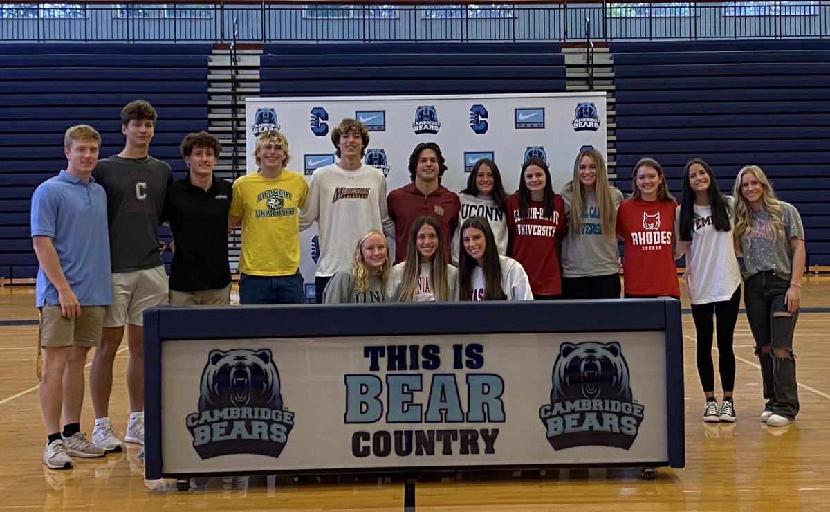 Cambridge_AD's tweet photo. What an amazing morning celebrating these 15 student athletes signing their NLI‼️We are so proud of you&amp; cannot wait to watch your success at the next level!!
⁦@NFultonSports⁩ ⁦@AgansPrincipal⁩ ⁦@FultonAD_crafts⁩ ⁦⁦@scoreatlanta⁩ ⁦@athletics_FCS⁩ https://t.co/mX5zCNx7D8