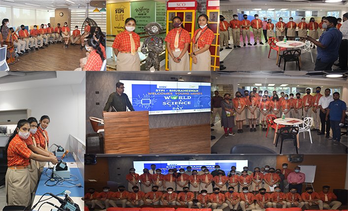 stpiepbbs's tweet photo. Witnessed a great session with the Students from #DAVCSPUR & #SaiInternationalSchool during their visit to @stpiepbbs on the occasion of World Science Day. @stpiindia @Omkar_Raii @manas_r_panda @manojmishrasays @SecretaryMEITY @DeveshTyagii @stpinext https://t.co/UCX1yt8DNf