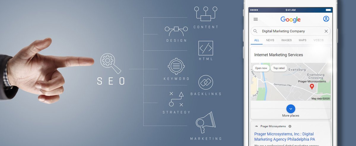 PragerMicro's tweet photo. Google is the word’s favorite search engine commanding a whopping 69% of the market share. When’s the last time you thought about search engine optimization for your website? https://t.co/w37T6uJyI1 https://t.co/3I5ZVj3SJE