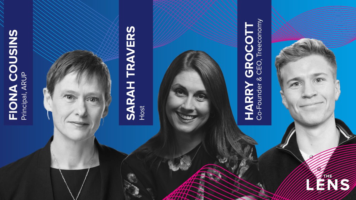 The planet cannot wait - we must take action on #climatechange. New episode of #TheLensPodcast released this week featuring @ArupGroup Principal <a href="/Fiona_Cousins/">Fiona Cousins</a> and <a href="/Treeconomy/">treeconomy</a> CEO <a href="/Harry_Grocott/">Harry Grocott</a>. Listen here:  bit.ly/3ETV5IL #responsiblebusiness #podcast <a href="/OneYoungWorld/">One Young World</a>