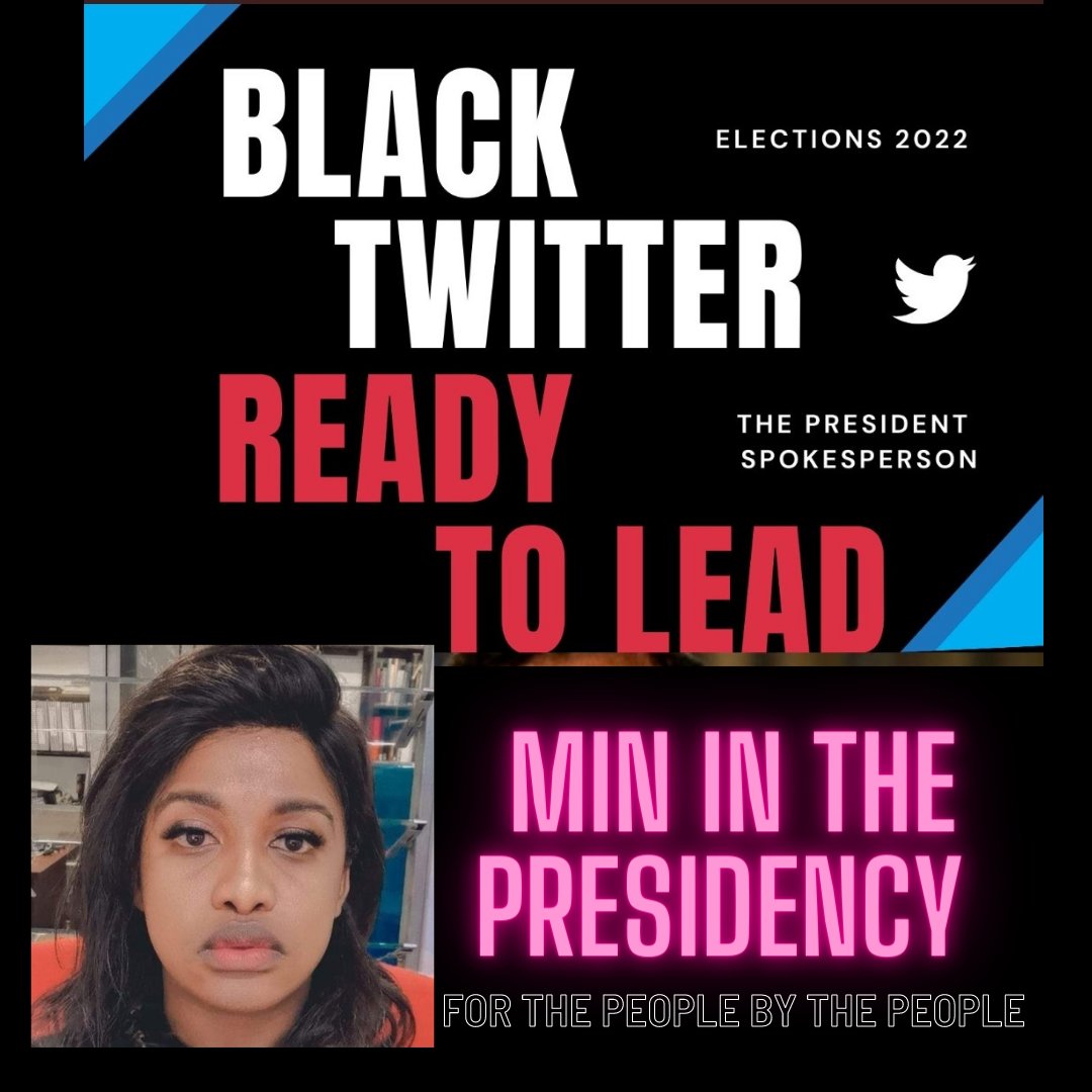 seroalo_tamryn's tweet photo. #2022BlackTwitterElections 

Minister.
Vote for me. 🕯️🤗
Sustainable growth for all accounts 🕯️😇 https://t.co/qodxMZft9z