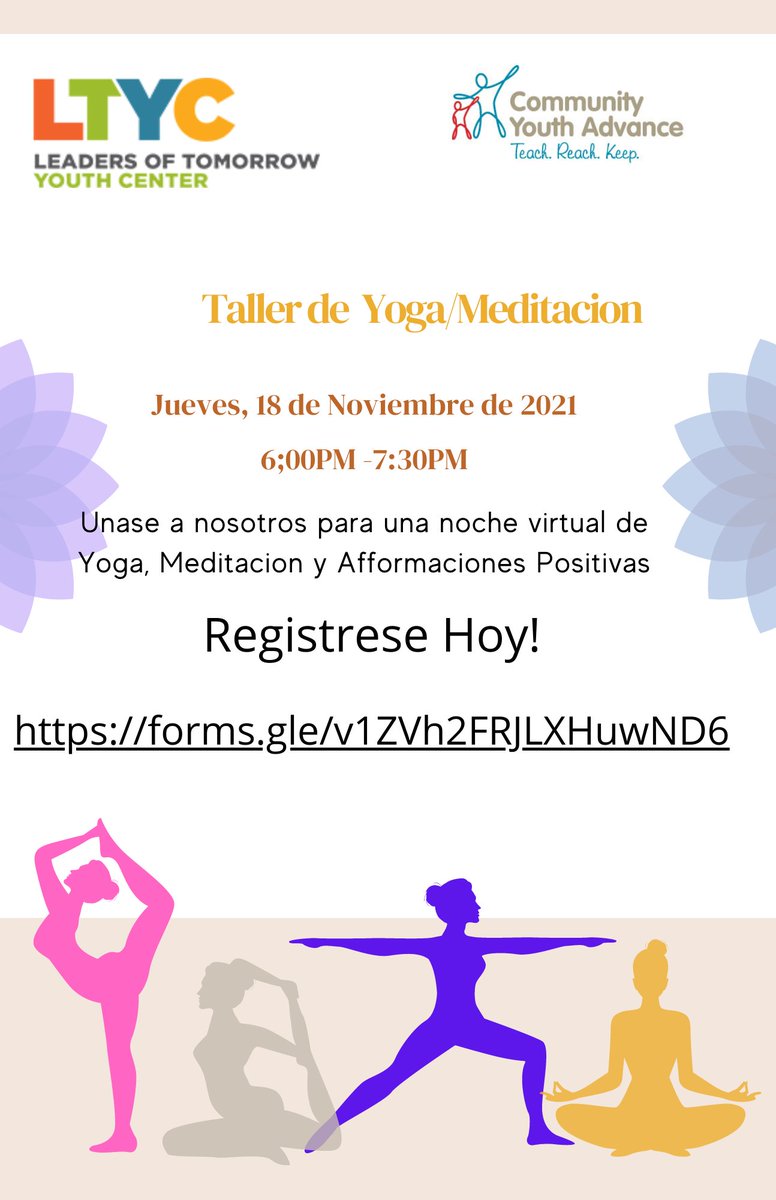CYAdvanceMD's tweet photo. Calling All Parents! Join us for our November Parent workshop!
¡Únase a nosotros para nuestro taller de padres de noviembre! https://t.co/8peXNOlMpG
