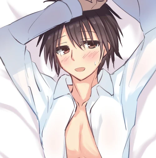 半脱ぎの佑斗くん 