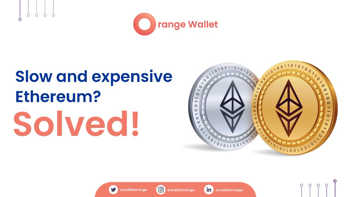 WalletSlick's tweet photo. Now do your Ethereum transactions at low fees with ease.

Download Orange wallet now &amp; Enjoy the speedy transactions.

Link in bio. https://t.co/daBPNOFCOx