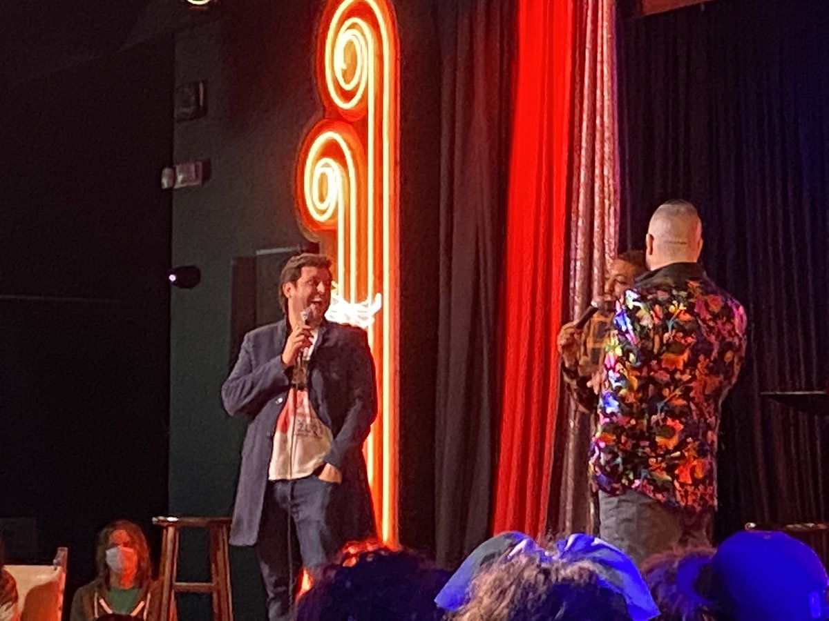 bengleib's tweet photo. What a blast battling @BowersComedy tonight on Roast Battle @TheComedyStore. 
#yesiwon #undefeated #justtwoandohbutstill https://t.co/5dCyAz6zHV