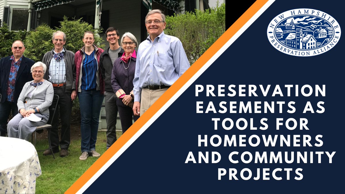 What exactly is a preservation easement and how can they be used to help with the preservation of historic structures?  Learn all about this important topic on Wed., 11/17/21 at 12pm. Register online for this free, virtual program at: nhpreservation.org/events-calenda…