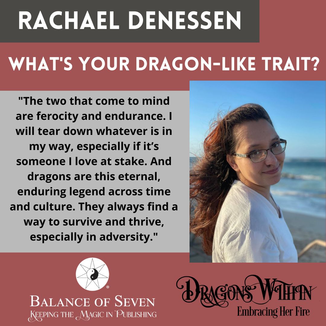 BalanceofSeven's tweet photo. Meet 🐲 Rachael Denessen, author of "Queen of the Underworld" in Dragons Within: Embracing Her Fire. She survives. She thrives! She is a dragon through and through!

#DragonTrait #NewAuthors #Endurance #Ferocity #StrengthThroughAdversity https://t.co/r3zzKAgA7p