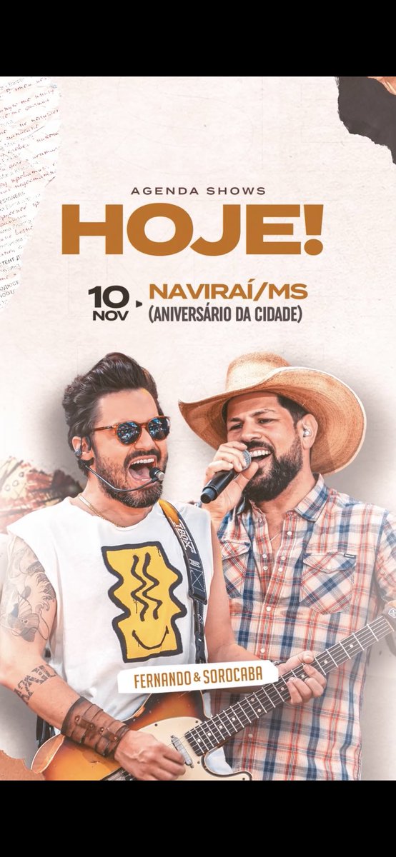 porvocesfes's tweet photo. Galera de Naviraí - MS e região estão preparados? Sim ou com certeza 🤩
.
.
.
#FernandoeSorocaba #FcPorVoces #AUmaMusicaDeDistancia #DizPraMim https://t.co/WrTX9MirdO