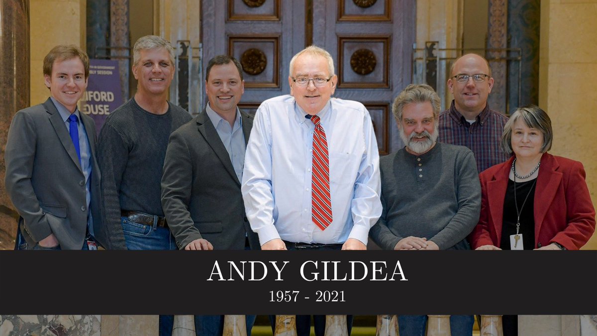 Our hearts are heavy as we mourn the passing of a remarkable man — Andy Gildea. newhousegop.com/remembering_an…