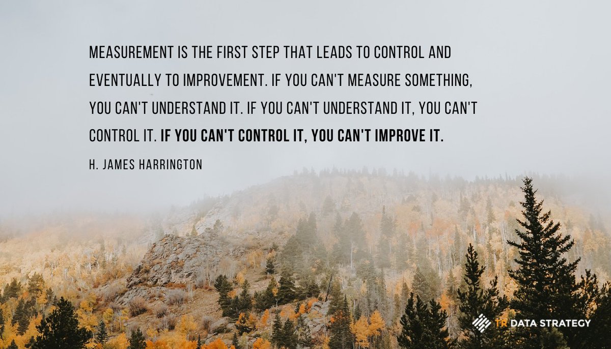 TRDataStrategy's tweet image. Metrics give strategy form, which is key to greater understanding, control, and improvement. #WednesdayWisdom