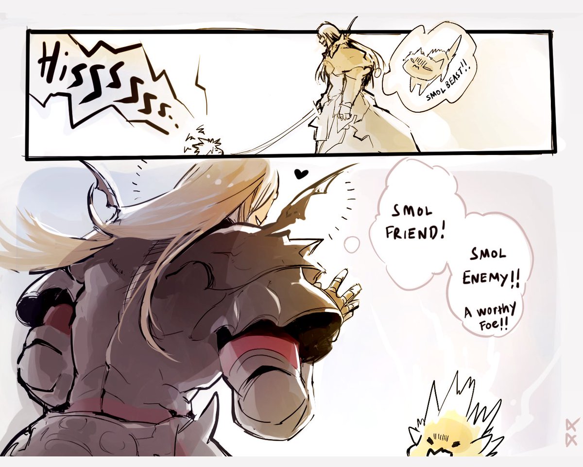 saltska's tweet photo. After seeing all the Zenos ba WoL arts popping up, I wanted to share one from potato perspective 😅. I always felt the Zenos dynamics felt somewhat different haha!!! Do fellow lala mains feel this way? https://t.co/GFbFIHHAka