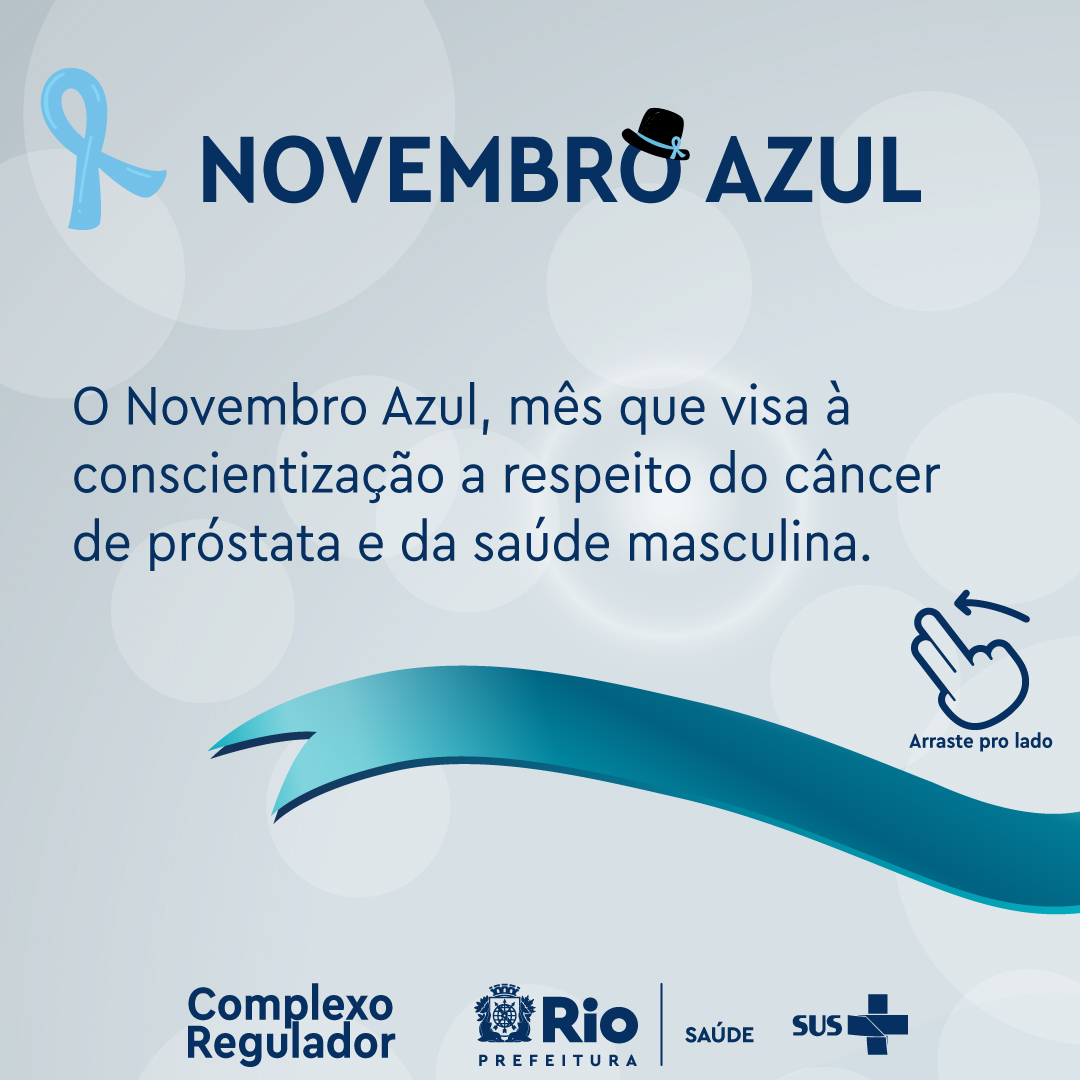 regulacaorj's tweet photo. O Novembro Azul, mês que visa à conscientização a respeito do câncer de próstata e da saúde masculina.
O câncer de próstata é o câncer que mais afeta a população masculina do nosso país, depois do câncer de pele não-melanoma (INCA, 2021).
Previna-se!
#CRAzul #NovembroAzul https://t.co/YWmOaeLQg4