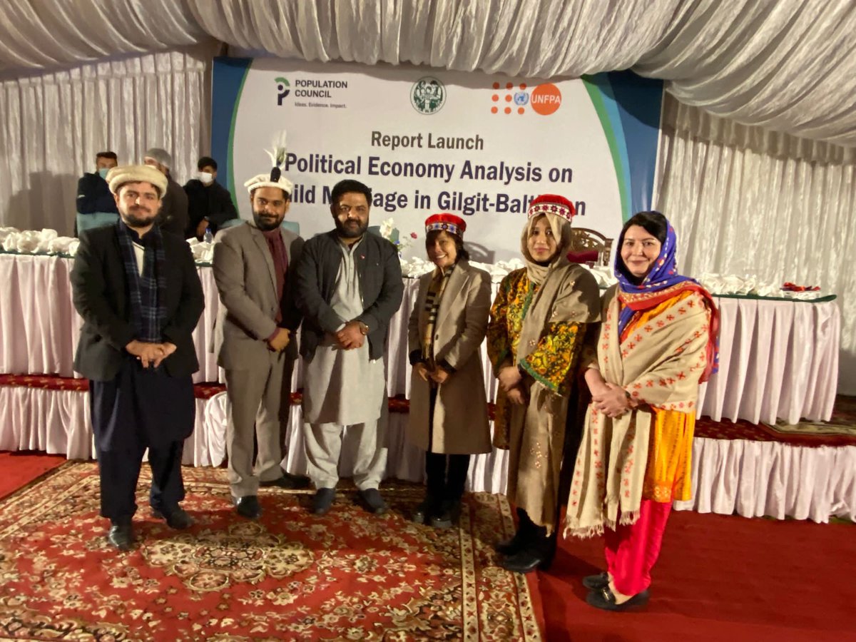 Great meeting with Finance Minister <a href="/GilitBaltistan/">Gilgit-Baltistan (GB)</a> <a href="/UNFPAPakistan/">UNFPA in Pakistan</a> launch of #childmarriages study. Very pleased that he is our #heforshe  champion. #oneUN