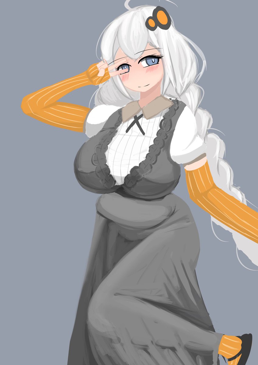 色で絵を描く練習あかりちゃん 