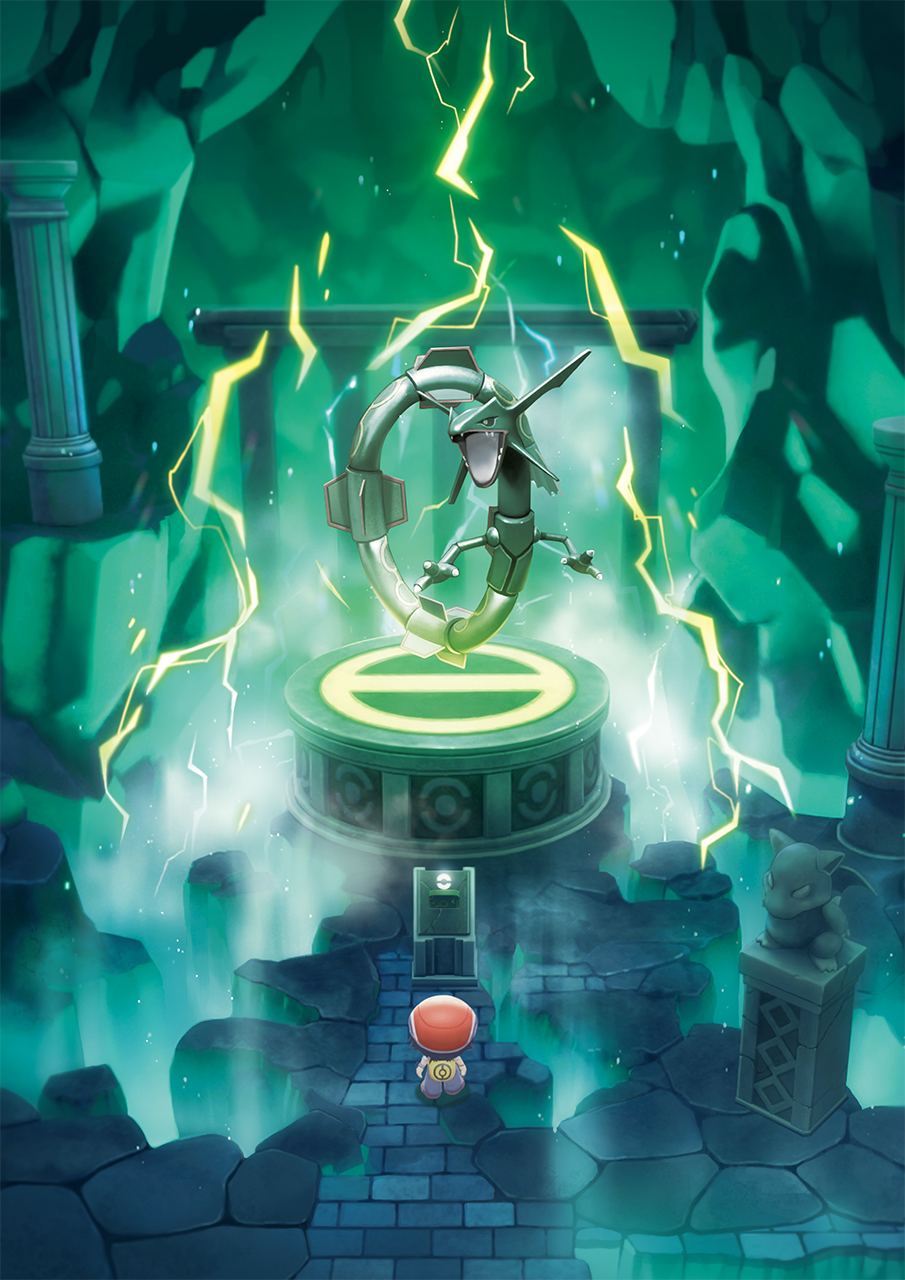 ポケモン情報局 公式 ポケモン ブリリアントダイヤモンド シャイニングパール で新たに登場する場所 ハマナスパーク ここは殿堂入り後に 伝説のポケモンたちと出会える施設 レックウザ がいる 中には 片方のソフトでしか出会えない
