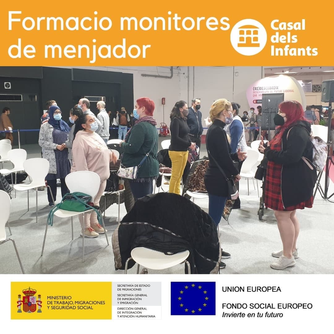 formaciocasal's tweet photo. 📍Avui es dones ♀️del l'aula de monitores de menjador han visitat el @salocupacio 👩🏻🎓
#formaciócasal #formacióenempresa @casalinfants #oportunitats #salocupacio21 #donesenmarxa💪 https://t.co/DiPhLr7lqt