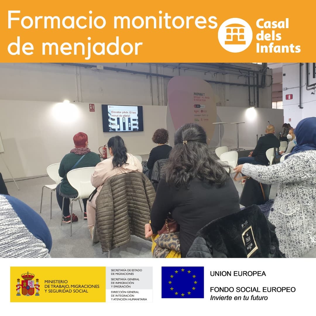 formaciocasal's tweet photo. 📍Avui es dones ♀️del l'aula de monitores de menjador han visitat el @salocupacio 👩🏻🎓
#formaciócasal #formacióenempresa @casalinfants #oportunitats #salocupacio21 #donesenmarxa💪 https://t.co/DiPhLr7lqt