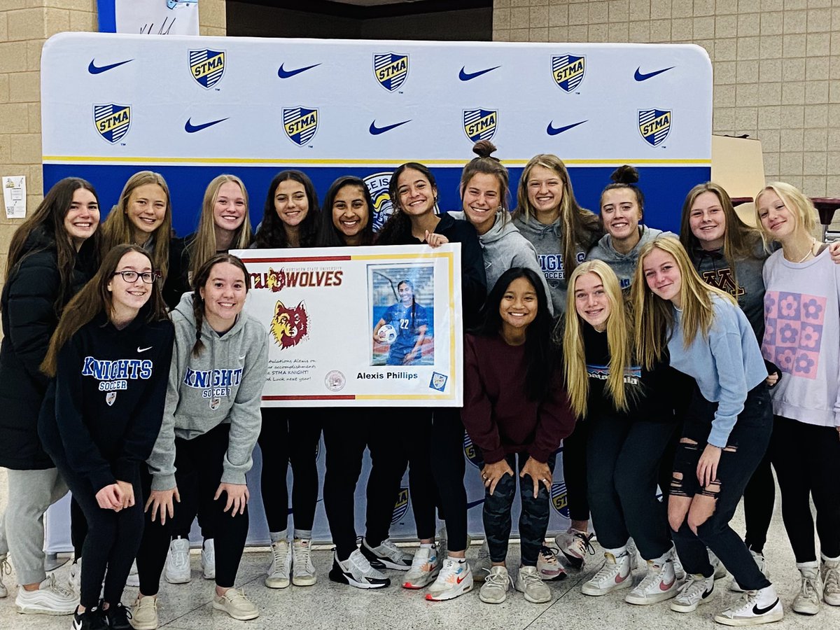 soccerstmagirls's tweet photo. Congratulations Alexis Phillips! Happy signing day! We are so proud of you and excited for you! https://t.co/CVvQLSN9Jt