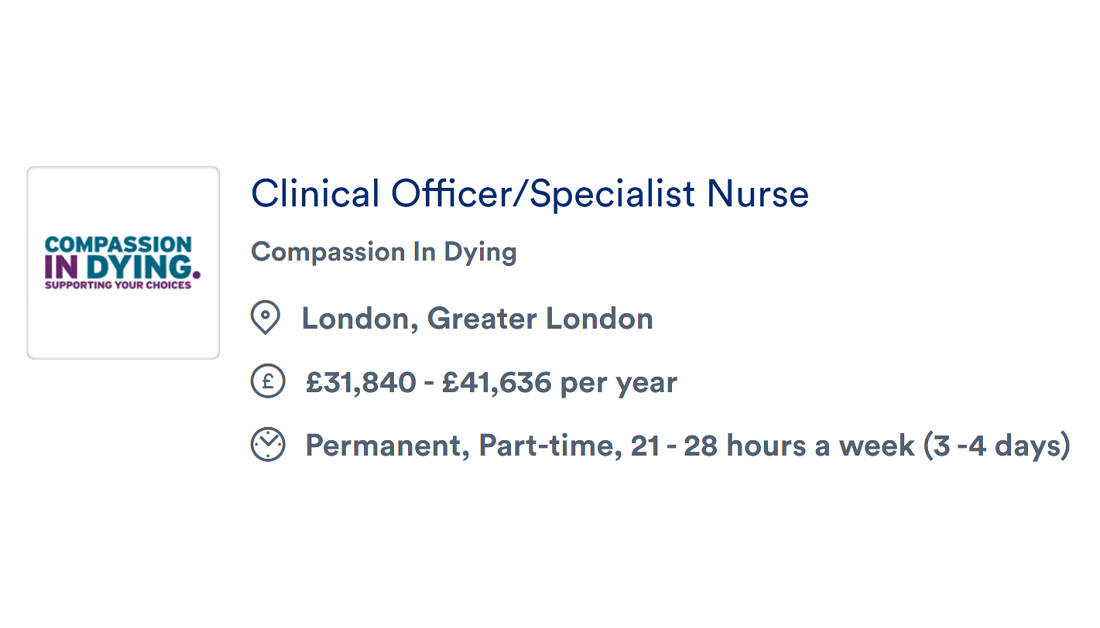 AGoodDeath's tweet photo. Come and join our friendly team!

We're excited to be expanding our clinical team and are looking for a dedicated and motivated individual who can provide accurate, clear and practical verbal and written information and support.

https://t.co/CLXLlLx7V1 https://t.co/oRhZuSmEtl