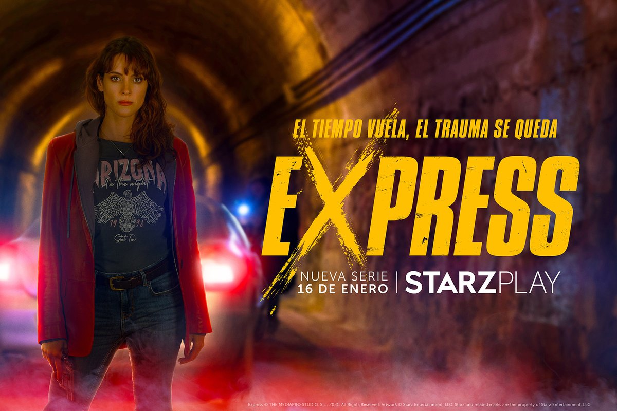 themdpstudio's tweet photo. Maggie Civantos protagoniza EXPRESS, el nuevo thriller de #STARZPLAY que podremos ver en enero 💥  Mientras tanto, os dejamos por aquí el cartel para ir abriendo boca. https://t.co/CzPCYMEI6v