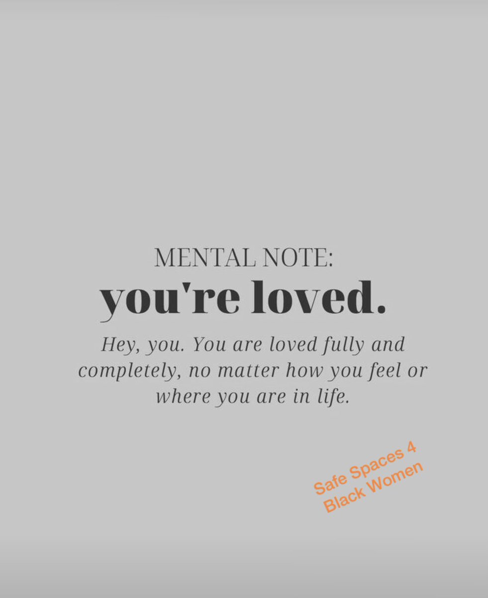 SafeSpaces4BW's tweet photo. You’re Loved. You’re Safe. You’re Heard🧡 https://t.co/5RR1fNPFzr