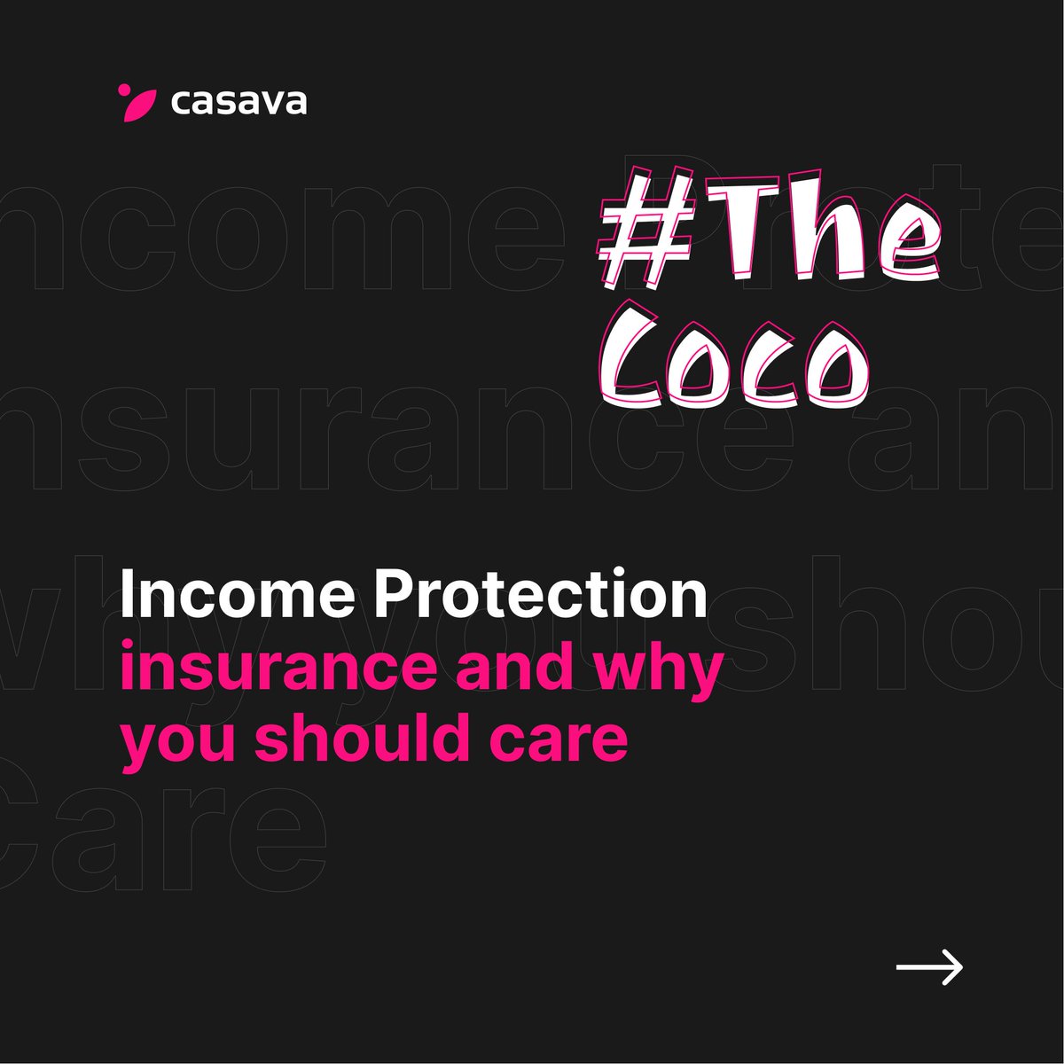 GoCasava's tweet photo. Casava's Income Protection ๐ก helps you stay paid when you lose your job.
It gets better ๐ค!
We're offering everyone the chance to file a claim for something they wish they had insurance for ๐ค๐ฟ. In return, we'll pay you a month's salary for your enjoyment ๐๐ฝ. #TheCoco https://t.co/hKmVjp6md8