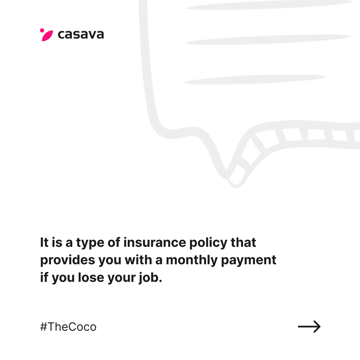 GoCasava's tweet photo. Casava's Income Protection ๐ก helps you stay paid when you lose your job.
It gets better ๐ค!
We're offering everyone the chance to file a claim for something they wish they had insurance for ๐ค๐ฟ. In return, we'll pay you a month's salary for your enjoyment ๐๐ฝ. #TheCoco https://t.co/hKmVjp6md8
