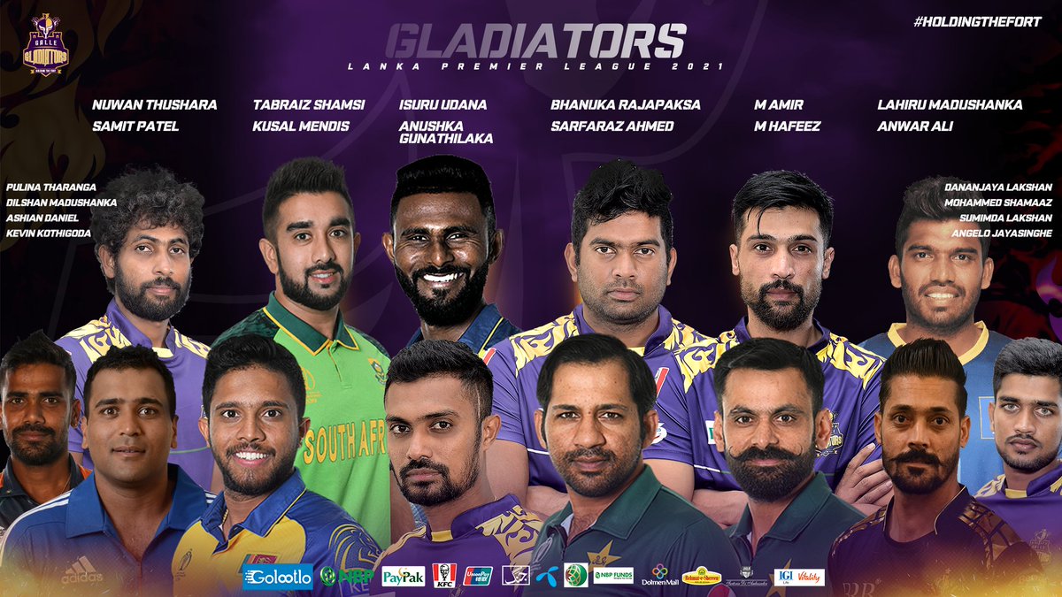 GalleGladiators's tweet photo. 🤩 S Q U A D ! @LPLT20 

#HoldingTheFort #GalleGladiators https://t.co/WYr5gUr8tH