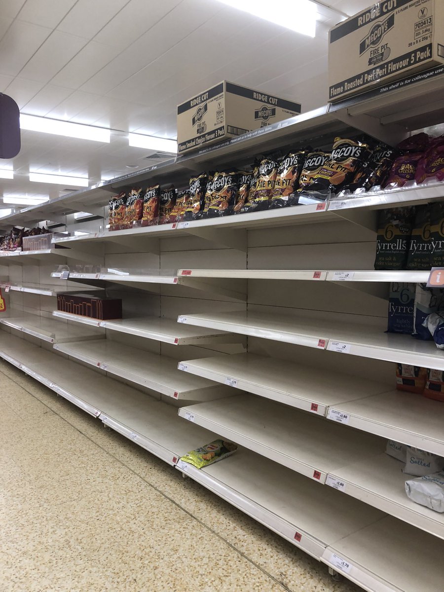aligirl100's tweet photo. Now I’m angry. #crispshortage https://t.co/4w5LzokRRf