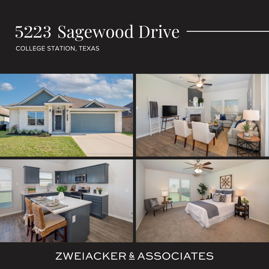 #ForSale: Renovated open concept split with large backyard in south #CollegeStation. Learn more about 5223 Sagewood Drive on zarealestate.com. 
​#ZARealEstate #BryanCollegeStationHomes  bit.ly/3H3a8BQ