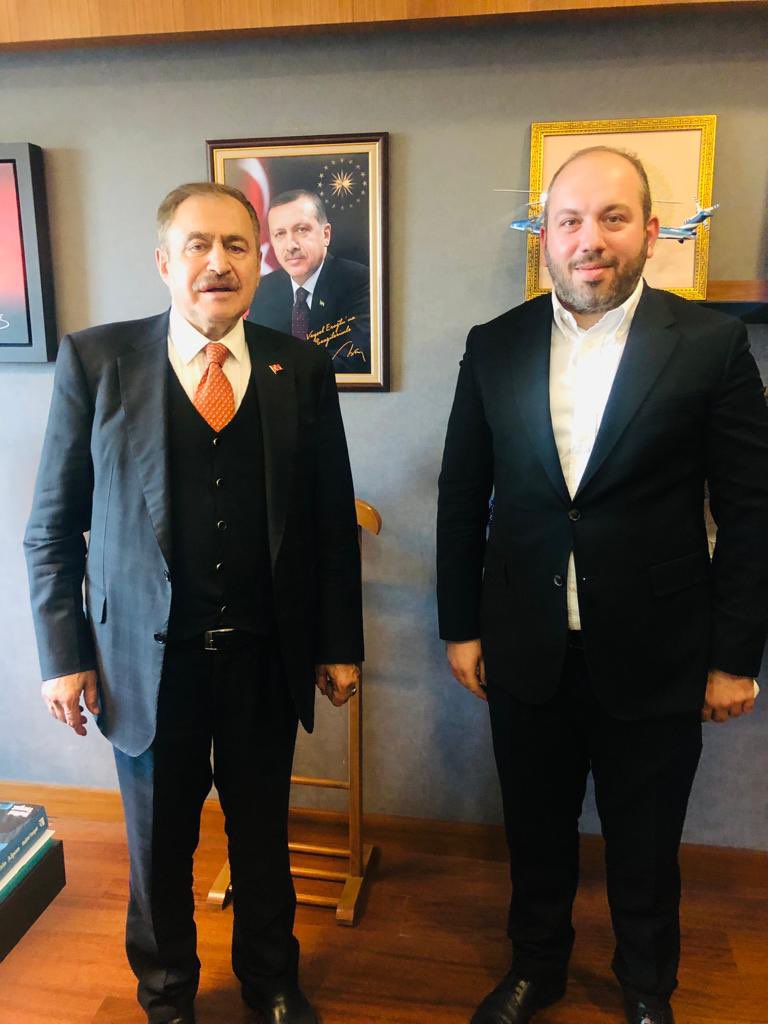 Bir önceki dönem Orman ve Su İşleri Bakanımız Prof. Dr. <a href="/VeyselEroglu/">Veysel Eroğlu</a> beyi makamında ziyaret ettim.