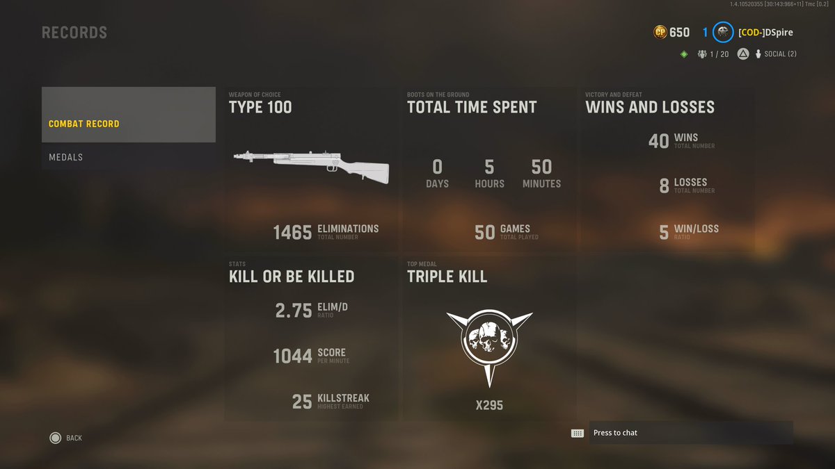 DSpireYT's tweet photo. What are your current #Vanguard stats? https://t.co/JLDtwCgprP