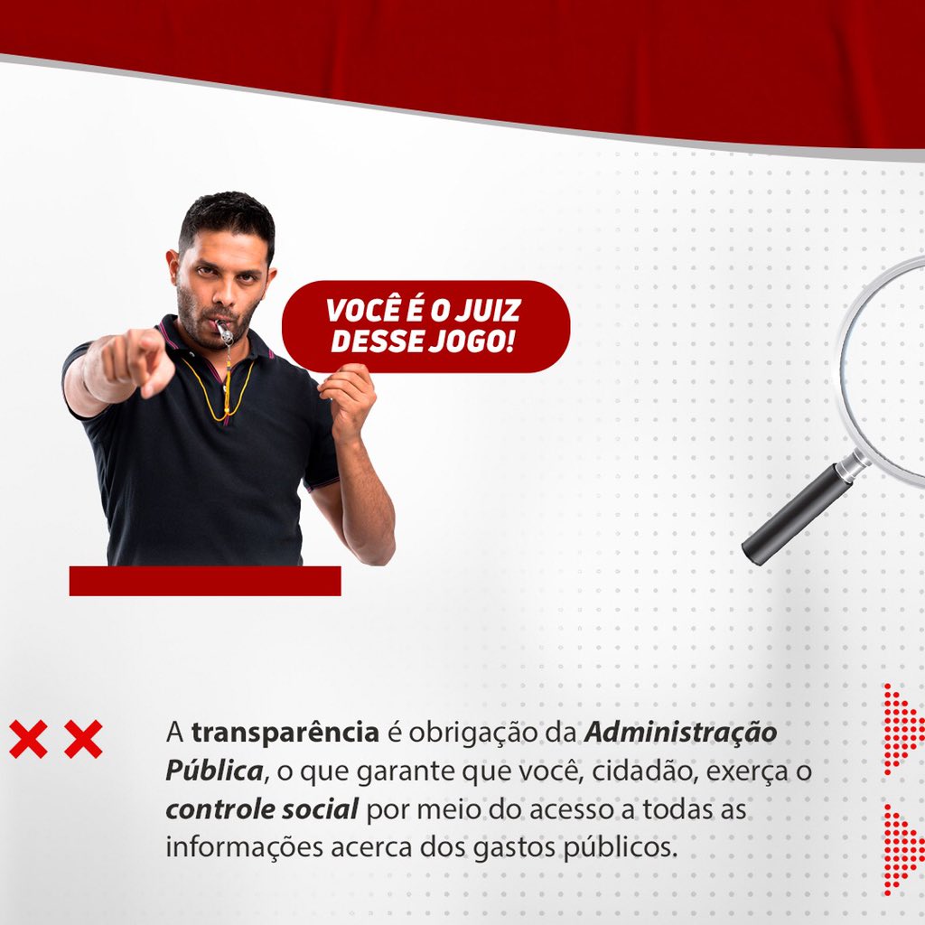 mpcroraima's tweet image. Você sabia que todas as informações sobre gastos públicos devem ser públicas e transparentes? 

Participe! 

Ao se deparar com qualquer irregularidade, denuncie! Seja o juiz desse jogo! 

#MPC
#COMMPC
#MPCCOMVOCÊ
#transparência
#controlesocial
#fiscalização
#gestãopública