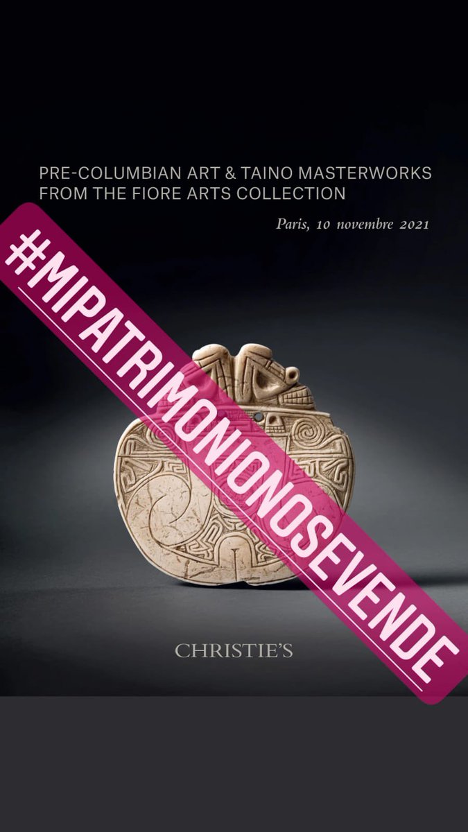 IsaacMacip's tweet photo. El patrimonio de México no es un artículo de lujo que se pueda adquirir en una subasta. Nos oponemos a la venta en @ChristiesInc de 72 piezas arqueológicas pertenecientes al patrimonio nacional #MiPatrimonioNoSeVende https://t.co/qOgMKLnVuM