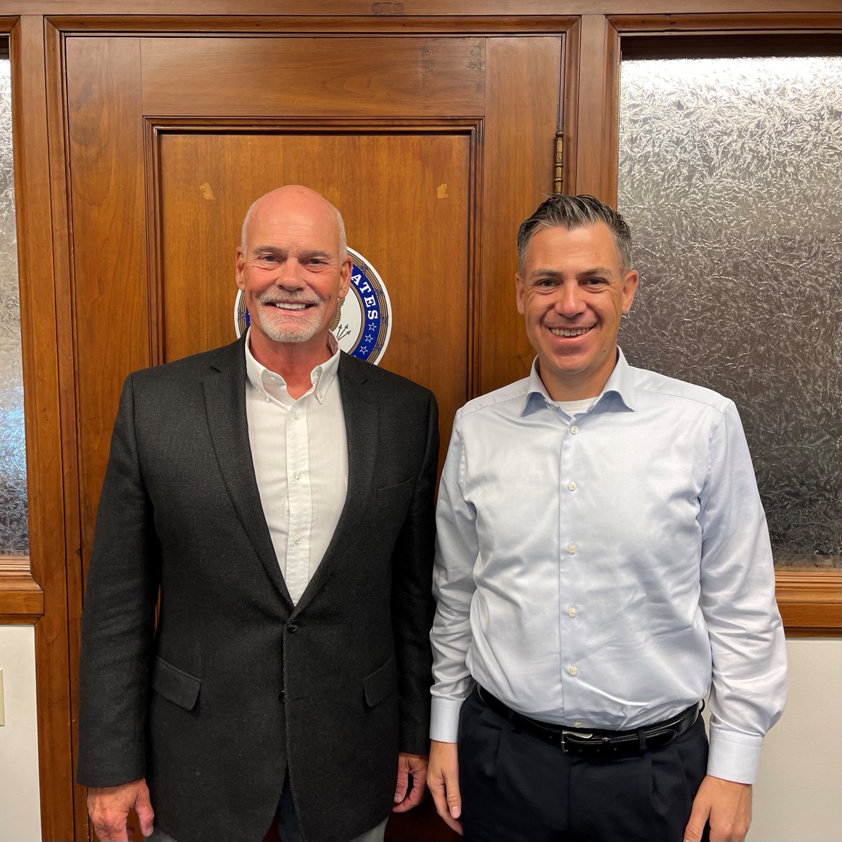 SenatorBanks's tweet photo. On #GroundedWithJimBanks, I talked with @fnpiv, who I consider to be on my Mount Rushmore of local leaders. 

He’s made a big difference in my district and offers us a crash course on local government. https://t.co/j0gFKbFaUv https://t.co/P0rppE3Qya