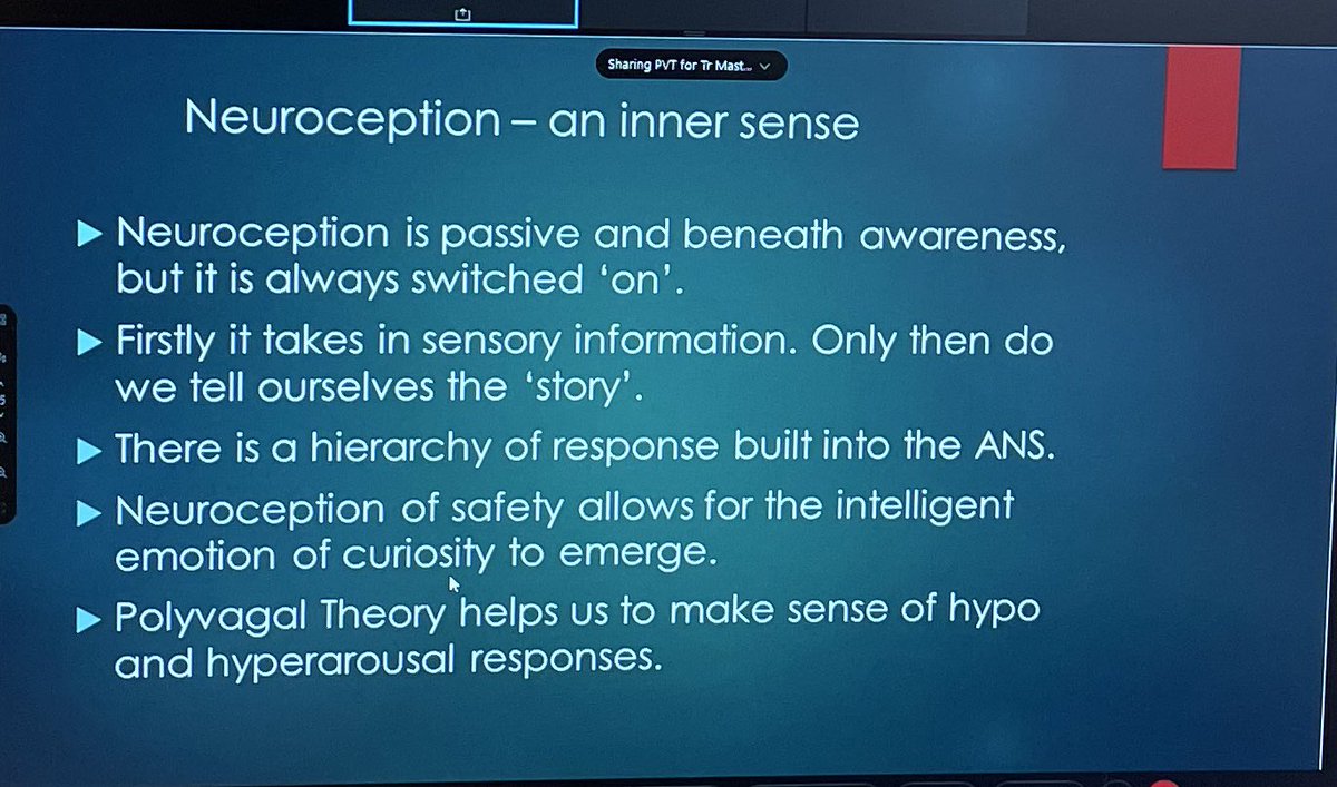 CNMEMayoRos's tweet photo. Dr. Helen Gogarty illuminates #attachment #nervoussystem #postvagaltheory #personal #images #coregulation #mutual #cuesofsafety #attunement #neuroception #emotions #hierarchyofresponse #lowarousal #clinicalsupervision @CHO2west @Recovery_Ire @IADNAM1 @GSGerShaw @scnn2020 @mhnmi https://t.co/aMWAbowzZu