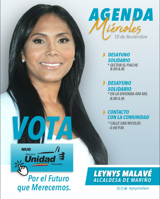 Rodolfberman's tweet photo. y Continuando con la agenda de @LeynysMalave  hoy  alas 4 pm, en Contacto con la comunidad del Centro de Porlamar, Calle San Nicolas,, #YoSiVoto 
#YoVotoUnidad  
#AquiEstamos
#EnUnidadRumboAl21N
#MudYUnidadSomosTodos
#ConAlacranesNada
#ResteadosConLeynys
#ResteadosConAlfredo https://t.co/QyNyBVi3vs
