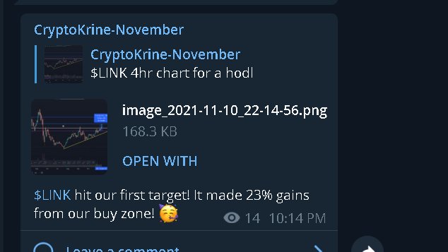 CryptoKrine's tweet photo. $LINK just hit our 1st target, we are now up 23% from the buy zone! The next target is 43-44 $link !🚀
Join our group and receive these charts early and get full access!
#Chainlink #Bitcoin #cryptocurrency #ChartSetups #CryptoNews https://t.co/pQrYnM0509