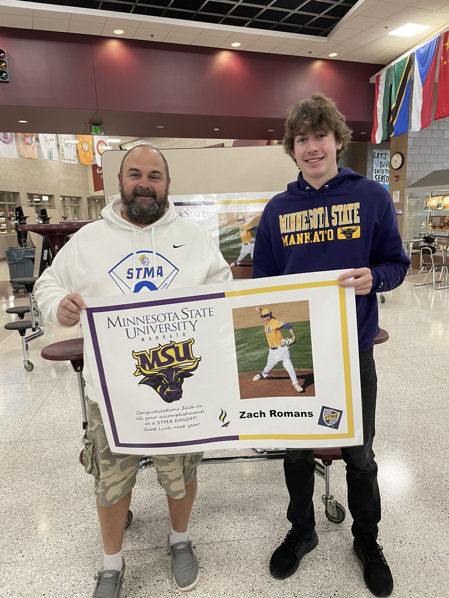 STMAbaseball's tweet image. Congratulations to Kaden Amundson, Zach Romans, Hayden Frank, &amp;amp; Hunter Palmer for signing to continue your baseball careers at the next level! Keep up the great work!